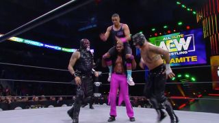 Lucha Bros fight hard for the win against Private Party